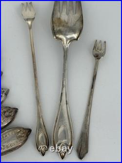 1847 Rogers Bros Silver Plate Old Colony Pattern & Heritage Pattern Flatware 42