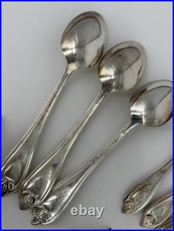 1847 Rogers Bros Silver Plate Old Colony Pattern & Heritage Pattern Flatware 42
