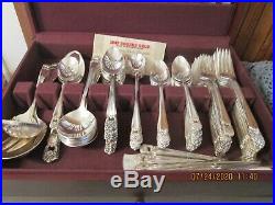 1847 Rogers Bros Silverplate Flatware ETERNALLY YOURS 105 pc set for 12 +serving