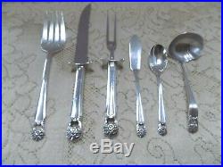 1847 Rogers Bros Silverplate Flatware ETERNALLY YOURS Set for 12 serving PLUS