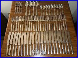 1847 Rogers Bros Silverplate Flatware Lot of 65 pieces