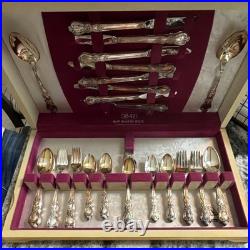 1847 Rogers Bros Silverplate Flatware Set with Storage Box