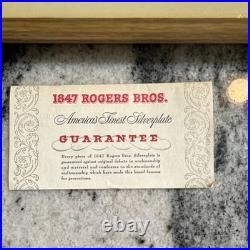 1847 Rogers Bros Silverplate Flatware Set with Storage Box