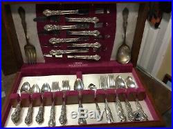 1847 Rogers Bros Silverware 52 Piece /with case Silverplate