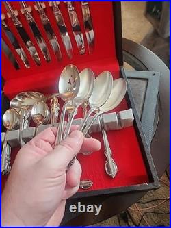 1847 Rogers Bros. Silverware 64 pc Lot Various pcs / sets Antique & Vintage