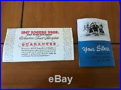 1847 Rogers Bros Silverware ETERNALLY YOURS Set in Original Box 82 pieces