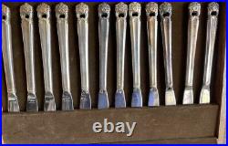1847 Rogers Bros Silverware Eternally Yours Set Of 84 Pieces With Box