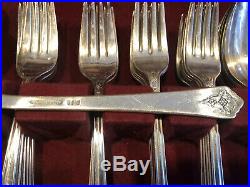 1847 Rogers Bros Silverware Her Majesty Place setting For 12