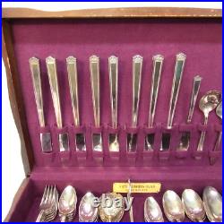 1847 Rogers Bros Silverware IS 40 pc & 8 Insico Stainless Butter Knifes 2 Salad