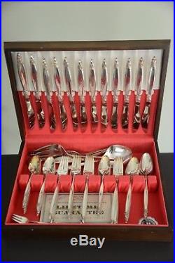 1847 Rogers Bros. Silverware Set 86 Total Pieces with Storage Chest