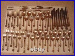 1847 Rogers Bros Silverware Set Reflection Pattern 65 Pieces