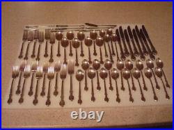 1847 Rogers Bros Silverware Set Reflection Pattern 65 Pieces