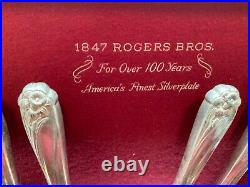 1847 Rogers Bros. Sterling Plate Boxed Dinner Set