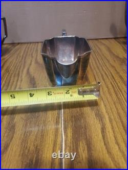 1847 Rogers Bros Tea Set Three-Piece Silver Plate'Ancestral' Pattern