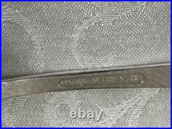 1847 Rogers Bros Triple X3 Silver Plate Monogrammed W Heraldic 1916 Introduced