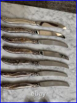 1847 Rogers Bros Vintage 1961 Silver Plate Leilani 43 Pc Flatware Set For 8 Read