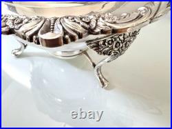 1847 Rogers Bros. Vintage Silver Plate 6-Pc Heritage Chafing Dish & Burner