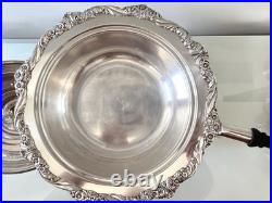 1847 Rogers Bros. Vintage Silver Plate 6-Pc Heritage Chafing Dish & Burner