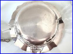1847 Rogers Bros. Vintage Silver Plate 6-Pc Heritage Chafing Dish & Burner