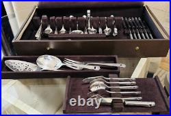 1847 Rogers Bros Vintage Silver Plate 96-Pc Eternally Yours Flatware Set For 12 1847 Rogers Bros Vintage Silver Plate 96-Pc Eternally Yours Flatware Set For 12