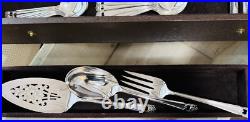 1847 Rogers Bros Vintage Silver Plate 96-Pc Eternally Yours Flatware Set For 12 1847 Rogers Bros Vintage Silver Plate 96-Pc Eternally Yours Flatware Set For 12