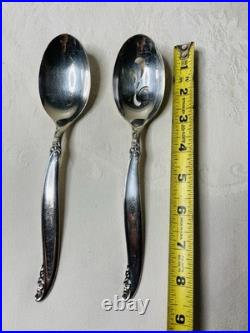 1847 Rogers Bros Vintage Silver Plate Leilani 51 Piece Flatware Set For 8