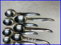 1847 Rogers Bros Vintage Silver Plate Leilani 51 Piece Flatware Set For 8