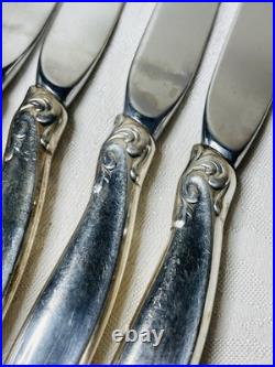 1847 Rogers Bros Vintage Silver Plate Leilani 51 Piece Flatware Set For 8