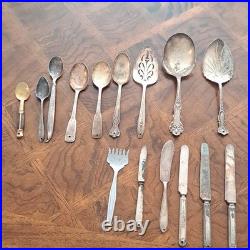 1847 Rogers Bros WM. Rogers & Son Silverplate Antique US Flatware Mixed Lot
