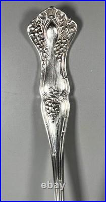 1847 Rogers Bros XS Triple Grape Set of 7 Ice Tea Spoons No Mono Silverplate
