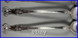 1847 Rogers Bros XS Triple Grape Set of 7 Ice Tea Spoons No Mono Silverplate