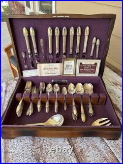 1847 Rogers Bros silver plate Flatware Set