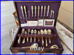 1847 Rogers Bros silver plate Flatware Set