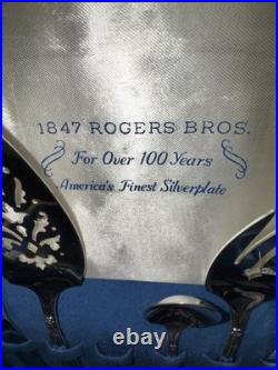1847 Rogers Bros silverplate flatware set with chest (service for 8)