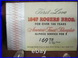 1847 Rogers Brothers Adoration Silver Plaited Set