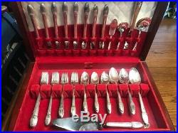 1847 Rogers Brothers Antique Silverware 53 piece set