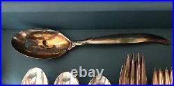 1847 Rogers Brothers IS Flair Silverplate Silverware Flatware 50 Piece