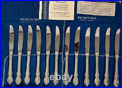 1847 Rogers Brothers IS Reflection Flatware Set for 12 Silver Plate 87 Pcs