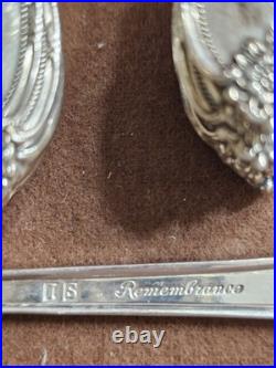 1847 Rogers Brothers Remembrance Silverware Full Set For Six With Extra