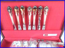 1847 Rogers Brothers Silver Plate Set NOS Tarnish Chest Vintage