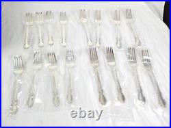 1847 Rogers Brothers Silver Plate Set NOS Tarnish Chest Vintage