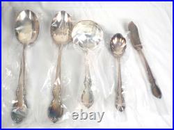 1847 Rogers Brothers Silver Plate Set NOS Tarnish Chest Vintage