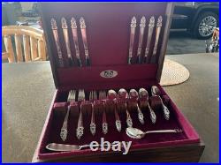 1847 Rogers Brothers Silverplated Flatware Set, 8 place settings, 59 pieces