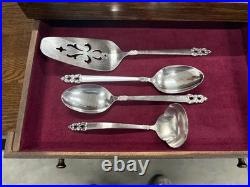 1847 Rogers Brothers Silverplated Flatware Set, 8 place settings, 59 pieces