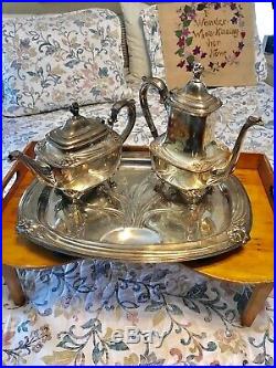 1847 Rogers Daffodil 12 Piece International Silver Tea Coffee Set Beautiful