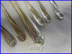 1847 Rogers Daffodil 1950 Silverplated Dinner Size Service For 8 55 Pieces Nice