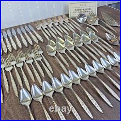 1847 Rogers ESPERANTO Service for 12 & Hostess Set Silver Plate 68 Pieces Floral