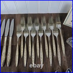 1847 Rogers ESPERANTO Service for 12 & Hostess Set Silver Plate 68 Pieces Floral