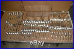1847 Rogers Eternally Yours Silver Plate Silverware 166 Piece Set