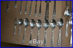 1847 Rogers Eternally Yours Silver Plate Silverware 166 Piece Set
